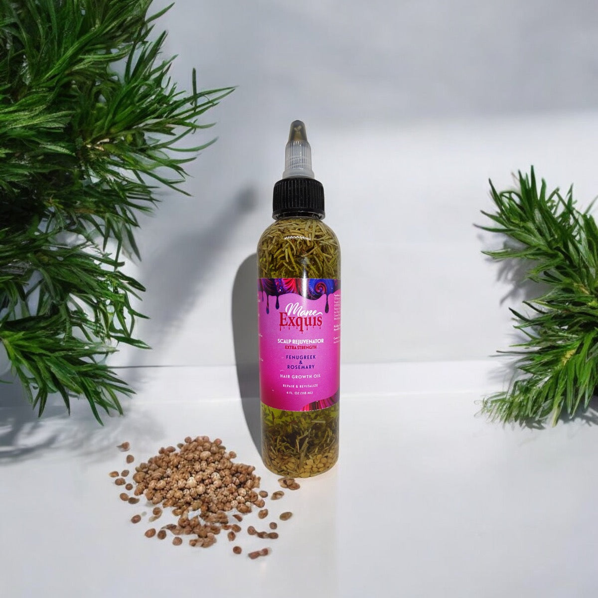 EXTRA STRENGTH FENUGREEK & ROSEMARY HERBAL GROWTH OIL